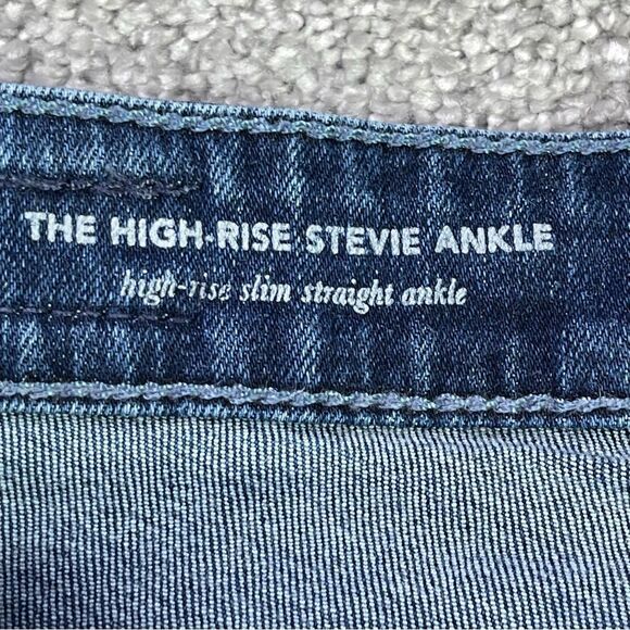 Ag Adriano Goldschmied The Stevie Jeans Women's 25 Blue Dark Wash Slim Leg - Picture 5 of 12